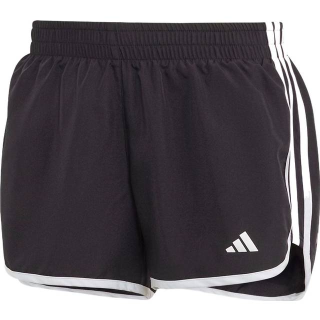 Adidas Three-Stripe Elastic Waist Sports Shorts Women Bottoms Black IC5184 XL