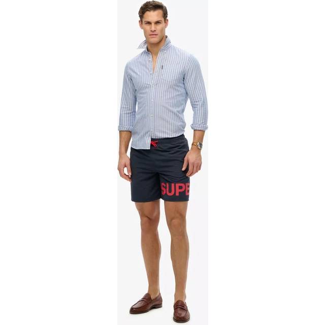 Superdry - Badbyxor Graphic 17 - Blå