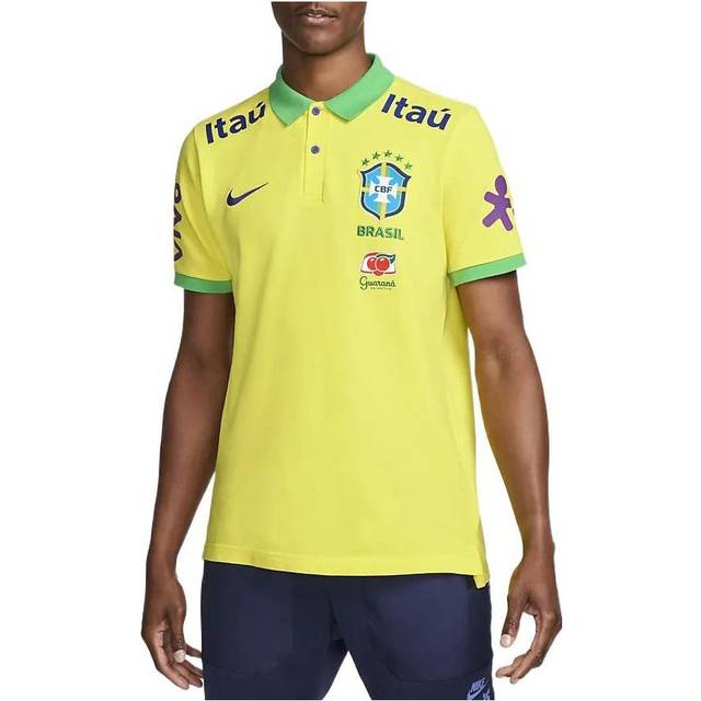 Nike Solid Color Logo Embroidered Short Sleeve Polo Shirt Men Tops Yellow DH4937-740 XXL