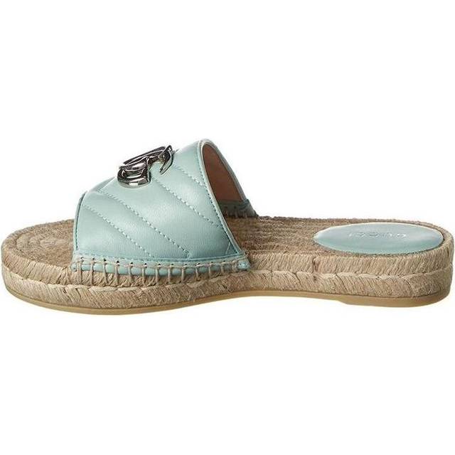 (WMNS) Gucci Double g Straw Woven Mint Green Slippers 628106-BKO00-3926 - Default Color - 5