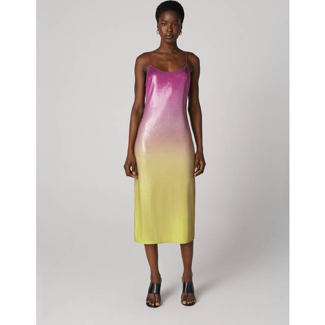 Alessa Sleeveless Ombre Sequin Midi Dress - NDOMC - 2