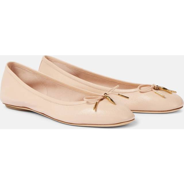 Chloé 'Iris' Bow Ballet Flats - Pink - 38+ IT