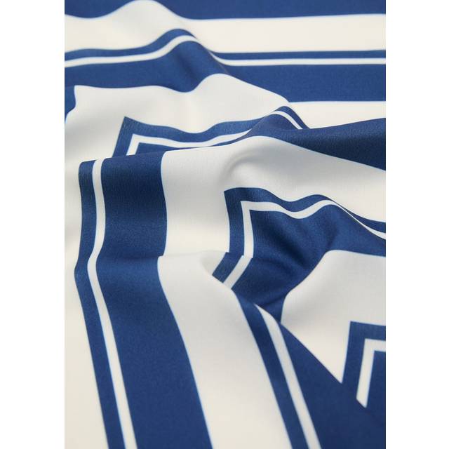 Abstract stripe-print scarf navy - Woman - One size - MANGO - Navy - U