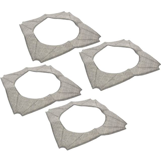 Vhbw - Cleaning Cloths 4-Pack compatible with Ecovacs Winbot W-950, W950 Window Cleaning Robot - wet mop pad