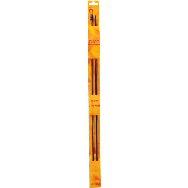 Pony Rosewood 35cm Knitting Needles - 35cm x 3.25mm (P33806)