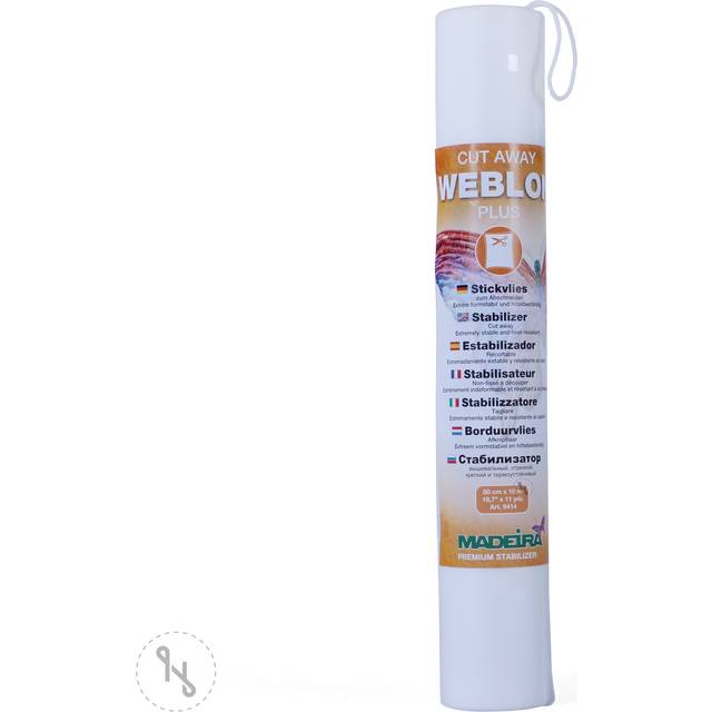 Madeira 9414 klippa-bort mellanlägg Weblon Plus 50 cm x 10 m