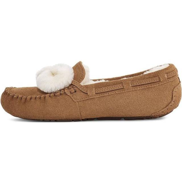 (WMNS) UGG Scuff Logo II Slipper 'Chestnut' - brown - 5