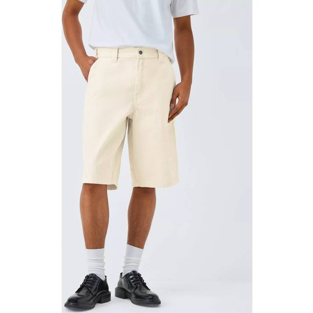 Dickies Madison Denim Shorts, Ecru