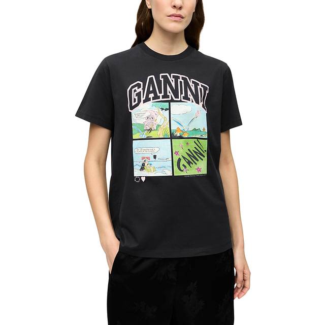 Ganni Logo Graphic Tee