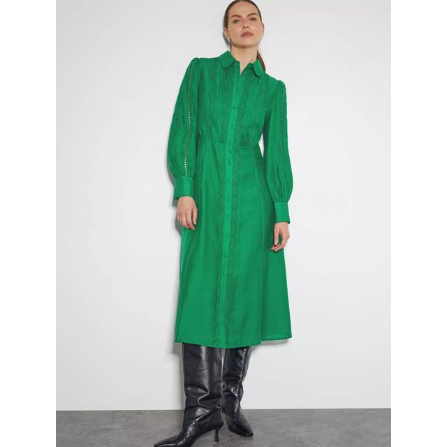 Monsoon Laila Shirt Dress, Green
