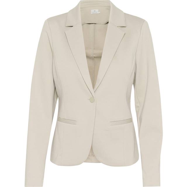 KAFFE Jenny Single Breasted Blazer, Mid Grey
