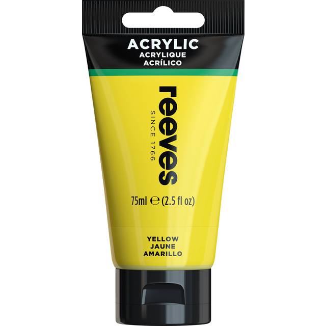 Reeves Acrylic Paint 75ml - Yellow