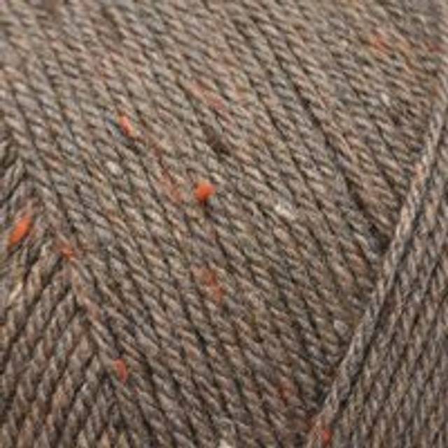 Woolcraft Aran with Wool Yarn 400g - Chestnut Tweed (865)