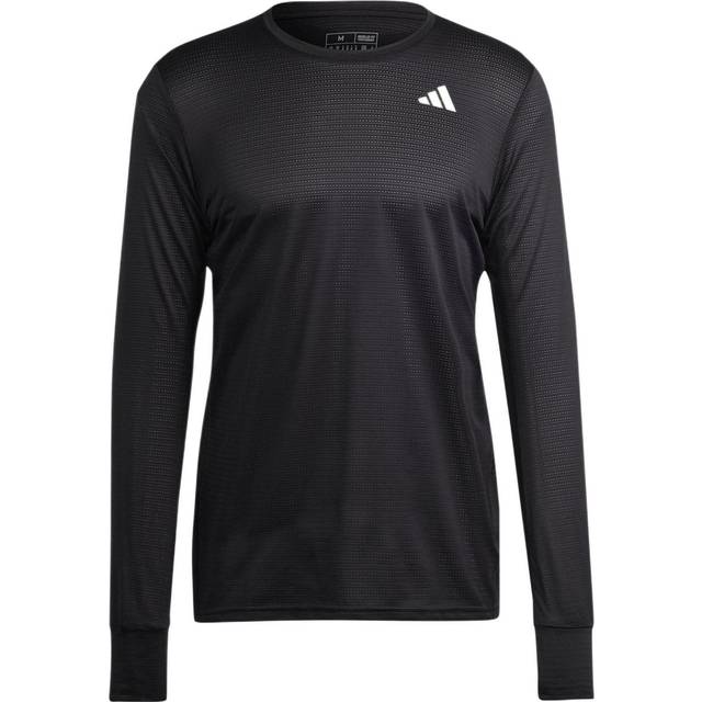 adidas Own the Run Long Sleeve Tee 'Black' HM8436 - Default Colorway