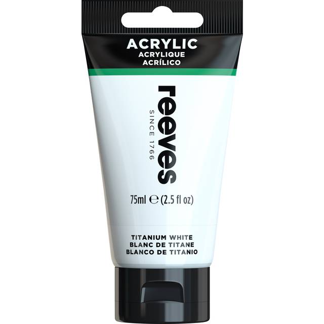 Reeves Acrylic Paint 75ml - Titanium White