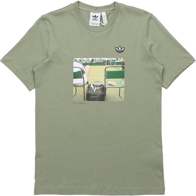 adidas originals originals Photo Tee Printing Short Sleeve Green FM2196 - XS