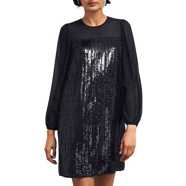 Hobbs Zariah Sequin Dress, Hobbs Black
