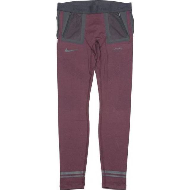 Nike Lab Gyakusou Techknit Tights 'Deep Burgundy Off Noir Dk Smoke Grey' BQ3255-643 - Deep Burgundy/Off Noir/Dk Smoke Grey - M