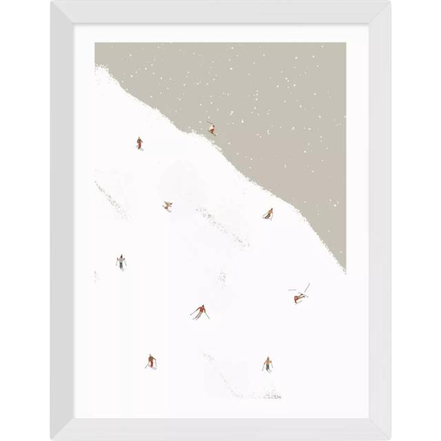 EAST END PRINTS Coit Collective Ski Slope Framed Print