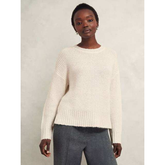 Hobbs Marsha Sequin Jumper, Ivory