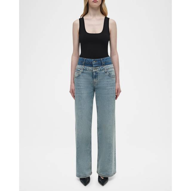 Kove Double-Waist Jeans - TWO TONE DEL MAR - 28