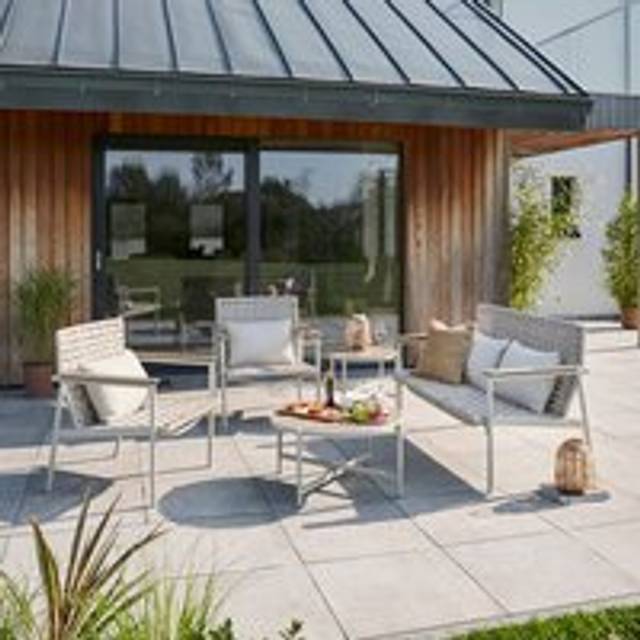 Valencia 4 Seater Conversation Set - Natural