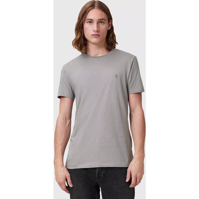 AllSaints Tonic Crew Neck T-Shirt, Grey