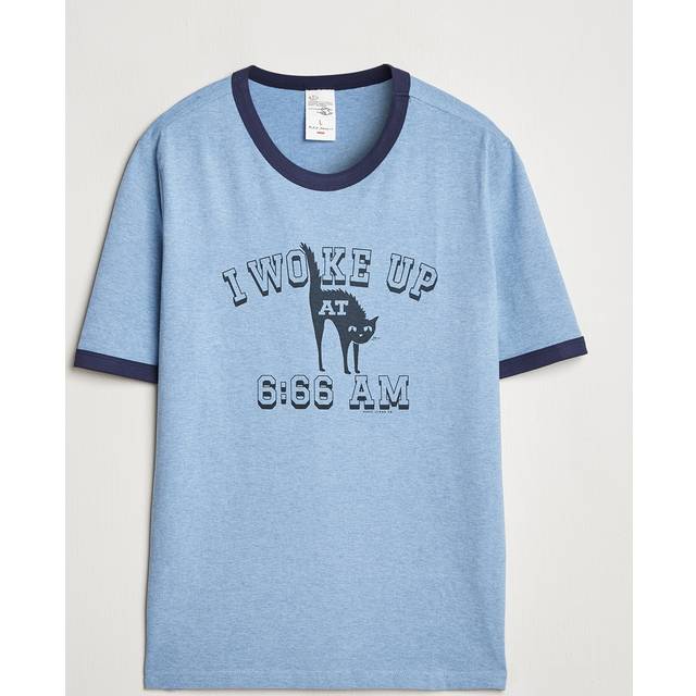 T-shirt ricky 6-66 ringer bluemelange