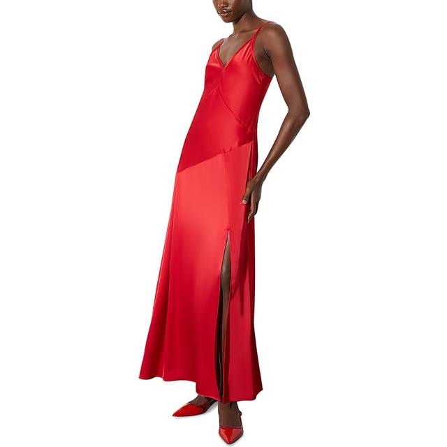 MAX&Co. Sasia Satin Maxi Dress - UK 14 - Red