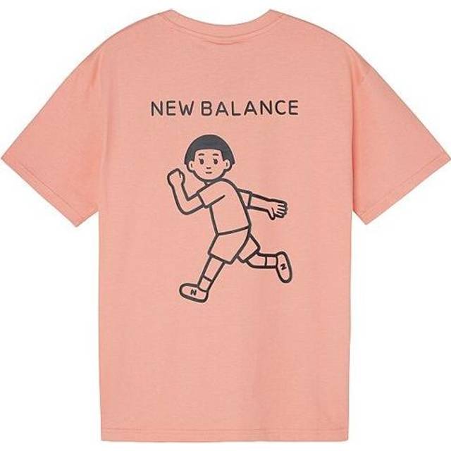 (WMNS) New Balance x Noritake Crossover Funny Pattern Casual Short Sleeve T-Shirt Pink AWT02379-PCH