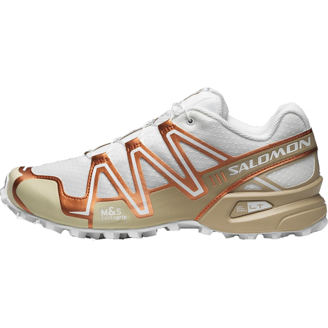 SALOMON Speedcross 3 'Metallic' 474306 - White/Gold - 11.5
