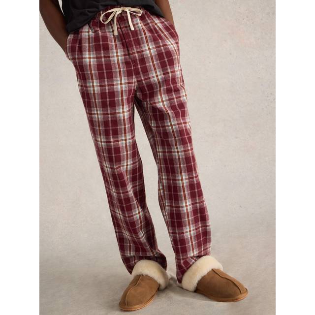 White Stuff Moorland Pyjamas Bottoms, Plum Mlt