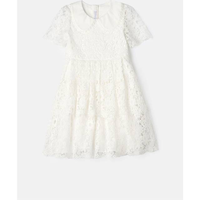Girls White Lace Occasion Dress | Angel & Rocket / 4 yrs