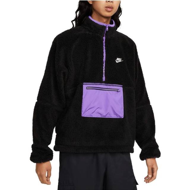 Nike Club Winter half-zip fleece jacket 'Black purple' DQ4881-010 - Default Colorway - XL