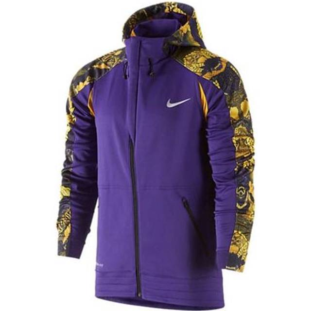 Nike snake pattern Logo Pattern Hooded Jacket Purple - PURPLE - M