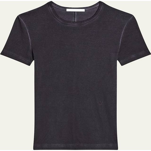 Shrunken Crewneck Tee - BLACK - X-Small