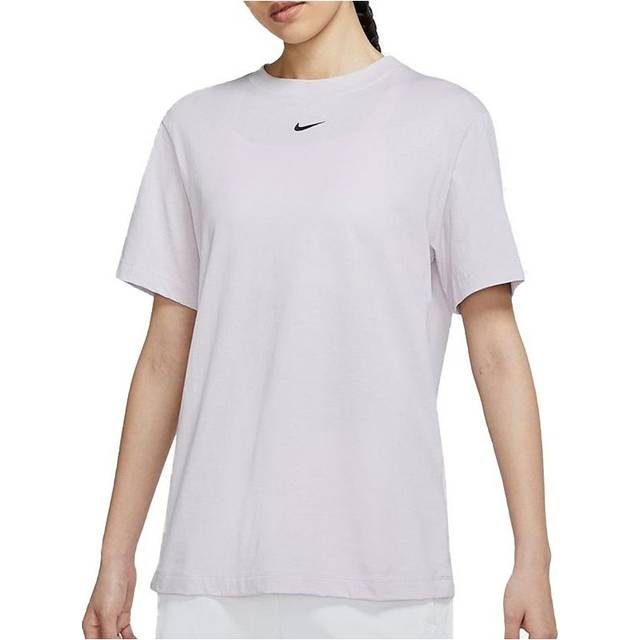 Nike Essential Short Sleeve Breathable Crew Neck T-Shirt Women Tops Light-Purple DH4256-511 S
