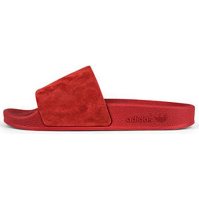 (WMNS) adidas Adilette Suede Slide 'Cartoon Eye' CM8412 - Red - 7