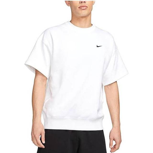 Nike Solo Swoosh Men's Short Sleeve French Terry Top 'White' DX0881-100 - white/multi-color - XL