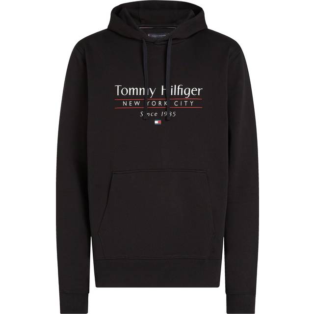 TOMMY HILFIGER Hilfiger Center Stack Hoody |Svart |L