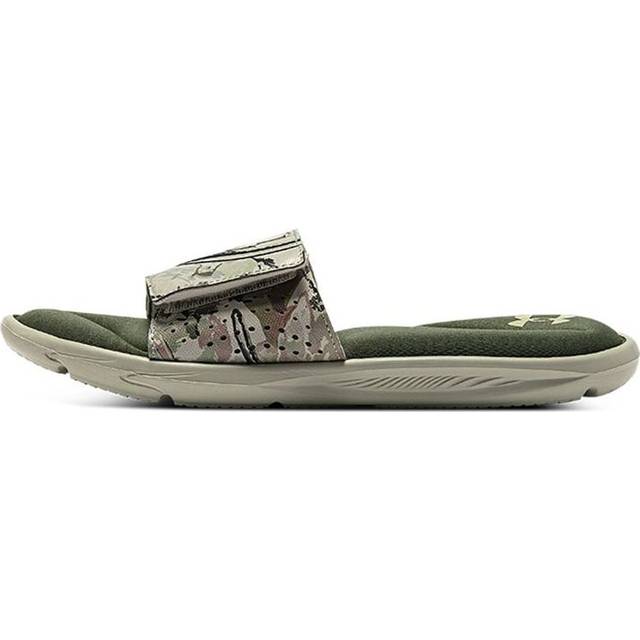 Under Armour Ignite 6 Graphic Strap Slide 'Khaki Base Camo' 3024450-200 - Khaki Base/Marine Od Green - 10