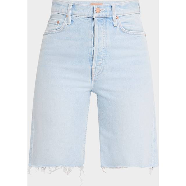 The High-Waist Rider Bermuda Short Fray Shorts - COWABUNGA - 29