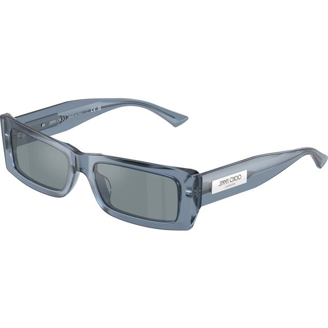Jimmy Choo Woman JC5040U  50671U Sunglasses Acetate Blue Light blue Squared Mirrored