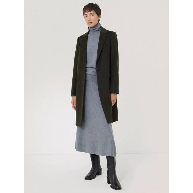 Jigsaw Relaxed City Pure Wool Coat