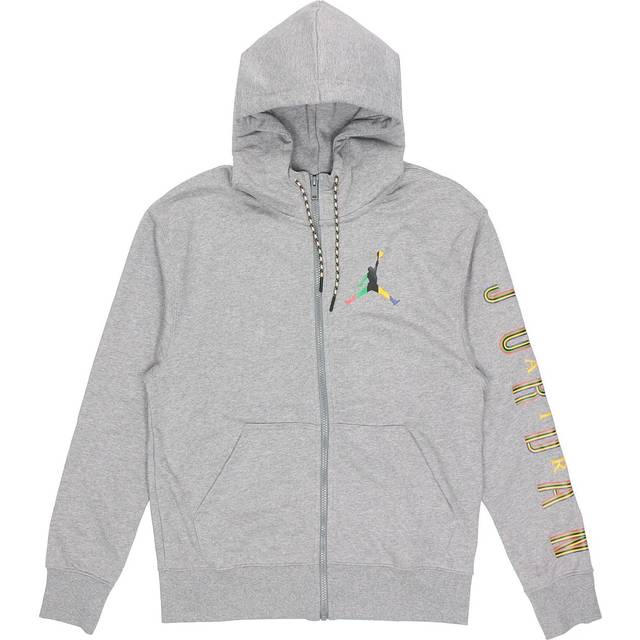 Men's Air Jordan Zipper Cardigan autumn Gray Hoodie CZ5429-091 - Grey - XS