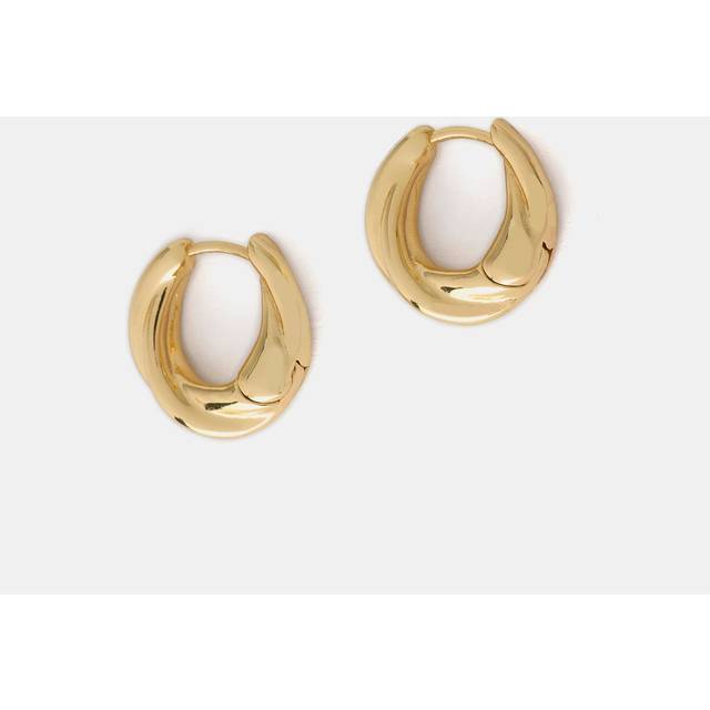 Mint Velvet Twist Hoop Earrings