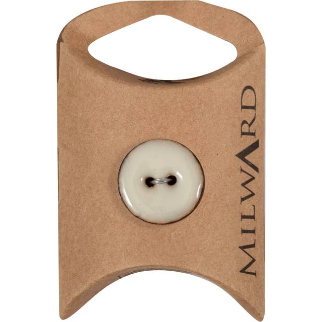 Milward 2 Hole Coconut Buttons, 18mm, Pack of 6