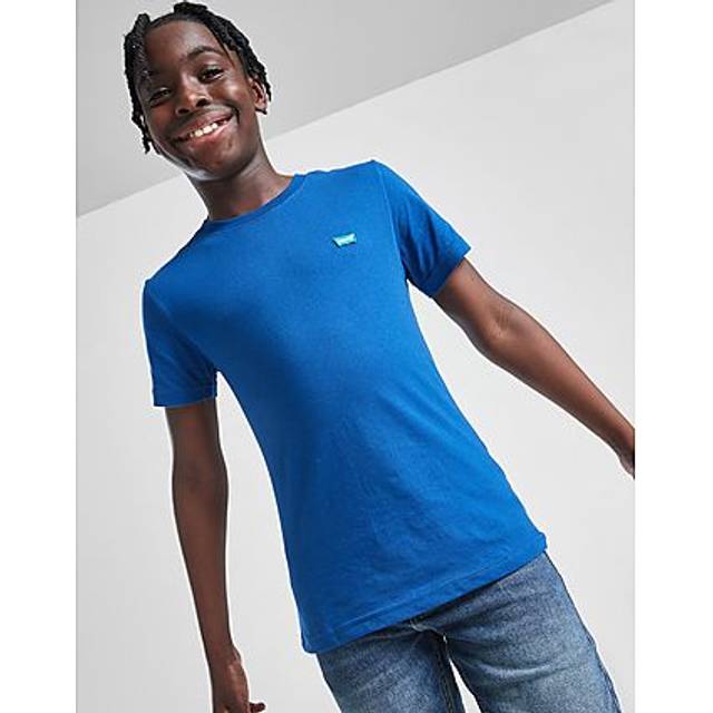 Levi's Boys Batwing Chest Hit Short Sleeve T-Shirt - Blue, Blue, Size 8 Years - 8 YEARS