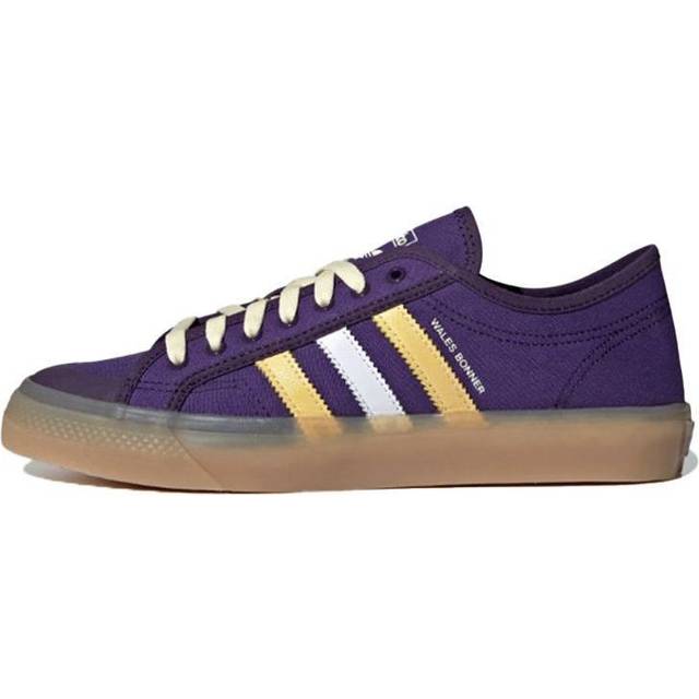 adidas Wales Bonner x Nizza Low Unity Purple Unisex Sneakers Yellow Gold-Metallic G58134 36