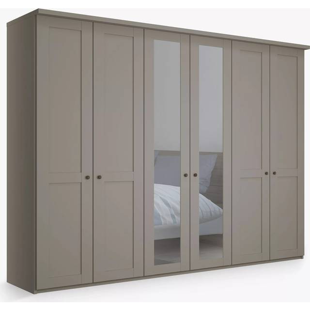John Lewis Marlow 300cm Mirrored Hinged Wardrobe